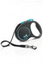 Vodítko Flexi Black Design S pásek 5m/15kg modrá new