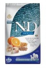 N&D Ocean Dog LG Adult M/L Codfish & Orange 2,5kg