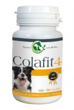 Colafit 4 na klouby pro psy černé/bílé 50 tablet