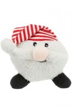 Vánoční Hračka Pes Míček Santa Plyš 18-29cm Tr 1ks