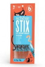 Schesir Cat pochoutka stix liquid snack losos 6x15g