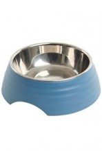 Miska melamin frosted ripple bowl 350ml modrá Buster