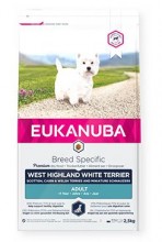 Eukanuba Dog Breed N. West High White Terrier 2,5kg
