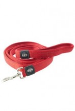 Vodítko Buster neoprene L-XL 180cmx25mm červené