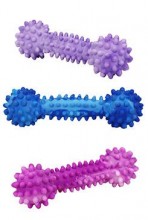 Hračka pes činka s bodlinami plovací vanilková 19cm SP