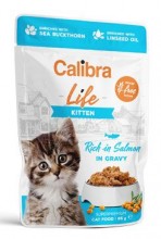 Calibra Cat Life kapsa Kitten Salmon In Gravy 85g