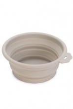 Cestovní miska silikon bílá 250ml Karlie