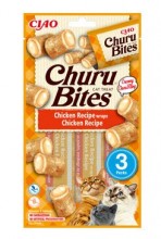 Churu Cat Bites Chicken Wraps&chicken Purée 3x10g