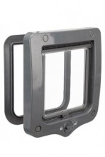 Dvířka kočka plast 2P šedá Trixie