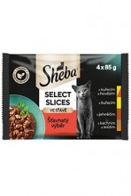 Sheba kapsa šťavnatý výběr ve šťávě 4x85g