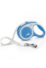 Vodítko Flexi Comfort XS pásek 3m/12kg modrá new