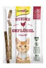 Gimcat pochoutka sticks drůbež játra 4ks