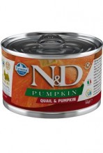 N&D Dog Pumpkin Adult Quail & Pumpkin Mini 140g