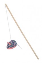 Hračka kočka udice Ethicat Floral myš catnip Zolux