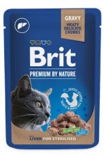 Brit Premium Cat Kapsa Liver For Sterilised 100g
