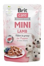 Brit Care Dog mini puppy lamb fillets in gravy 85 g