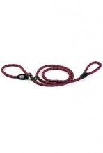 Vodítko provazové 2v1 180cm růžovo/černá Kiwi