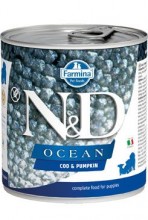 N&D Dog Ocean Puppy Codfish & Pumpkin 285g