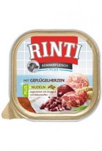 Rinti Dog Kennerfleisch vanička drůbeží srdíčka nudle 300g