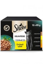 Sheba kapsa drůbeží výběr v želé 12x85g