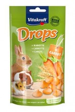 Vitakraft All Rodent pochoutka Carotties Drops 75g