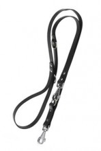 Vodítko kožené Natural Ga 200cmx18mm černé