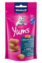 Vitakraft cat pochoutka yums losos 40g