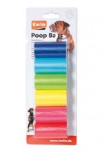 Sáčky na psí exkrementy 6x20ks duhové Karlie