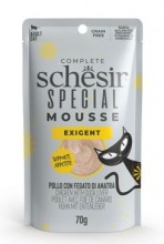 Schesir Cat Kapsa Special Mousse Exigent Kuře/játra70g