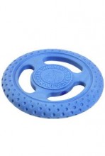 Hračka pes Frisbee maxi plovoucí z TPR modrá Kiwi