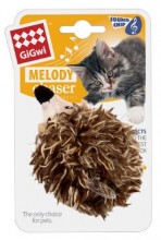 Hračka kočka Gigwi Melody Chaser ježek se zvukovým čipem