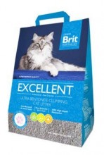 Brit Fresh for cats Excellent Ultra Bentonite hrudkující stelivo pro citlivé kočičí tlapky 10 kg