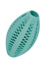 Dentafun hračka pes Rugby s mátou zelený 11cm