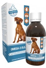 Omega 3 olej pro psy Topvet 200ml