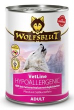 Wolfsblut Dog Vetline Hypoallergenic konzerva 395g