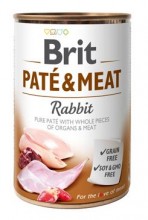 Brit Dog Konzerva Paté & Meat Rabbit 400g