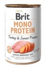 Brit Dog Konzerva Mono Protein Turkey & Sweet Potato 400g