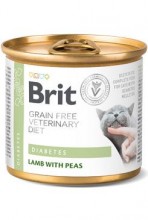 Brit Vd Cat Gf Konzerva Diabetes 200g