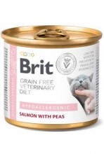 Brit VD Cat Gf Konzerva Hypoallergenic 200 g