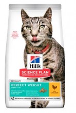Hill S Science plan Adult Perfect Weight Chicken pro kočky 1,5kg