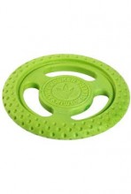 Hračka pes frisbee mini plovoucí z TPR zelená Kiwi