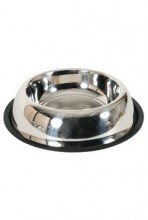 Miska nerez protiskluz pes Steel 1,8l Zolux