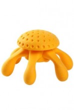 Hračka pes octopus maxi plov.oucí TPR oranžová Kiwi