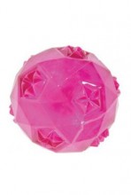 Hračka pes míček TPR POP Ball 6cm růžová Zolux