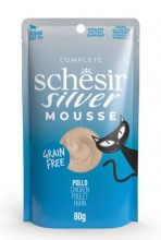 Schesir Cat Kapsa Senior Lifestage Mousse Kuře 80g