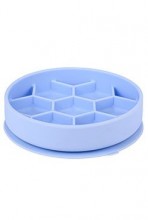 Miska Slow Feeder silicone modrá M Zolux