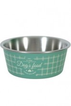 Miska nerez pes Food Dog 400ml zelená Zolux
