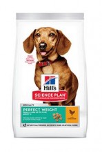 Hill S Science plan Perfect Weight Adult Small Chicken pro psy 1,5kg