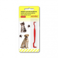 Alfa háček na klíšťata 1ks