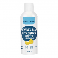 Allnature Kyselina citronová roztok 1000 ml
